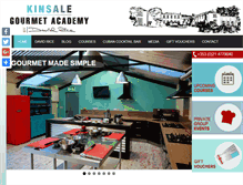 Tablet Screenshot of kinsalegourmetacademy.com